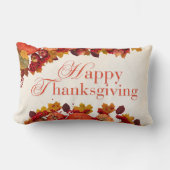 幸せな感謝祭 ランバークッション (正面)