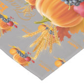 幸せな感謝祭 ロングテーブルランナー (コーナー)