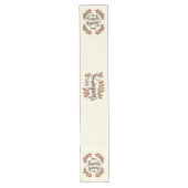 幸せな感謝祭 ロングテーブルランナー (正面)