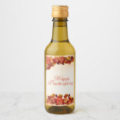 幸せな感謝祭 ワインラベル (正面)