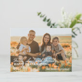 幸せな感謝祭 – 信仰の愛と家族1の写真 シーズンカード (スタンド正面)
