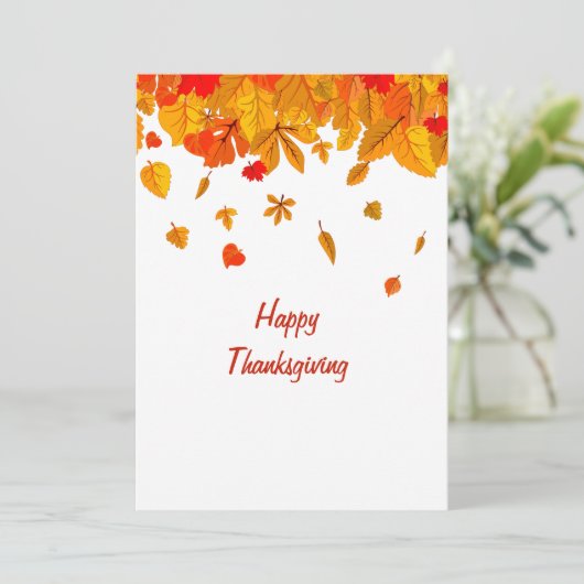 幸せな感謝祭 招待状 (スタンド正面)