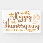 幸せな感謝祭 横断幕 (横)
