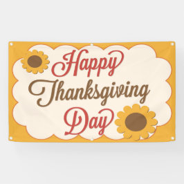 幸せな感謝祭 横断幕