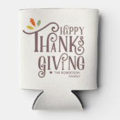 幸せな感謝祭 |紅葉 缶クーラー (正面)