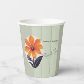 幸せな感謝祭 紙コップ (正面)