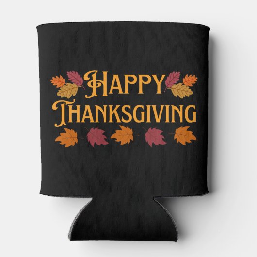 幸せな感謝祭 缶クーラー (裏面)