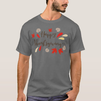 幸せな感謝祭 Tシャツ