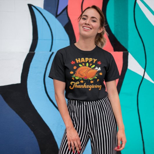 幸せな感謝祭 Tシャツ