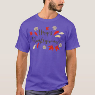 幸せな感謝祭 Tシャツ