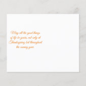 幸せな感謝黒い黄金3枚の写真コラージュ チラシ (裏面)