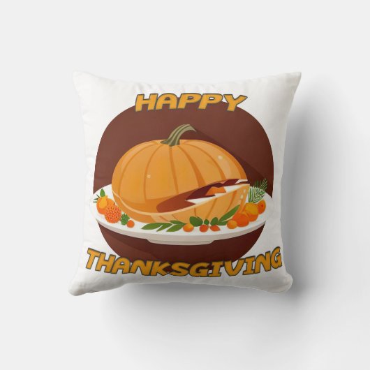 幸せな感謝 クッション (裏面)