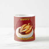 幸せな感謝 コーヒーマグカップ (中央)