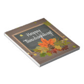 幸せな感謝 ノートパッド (アングル)