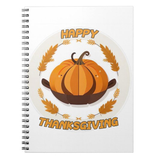 幸せな感謝 ノートブック (正面)