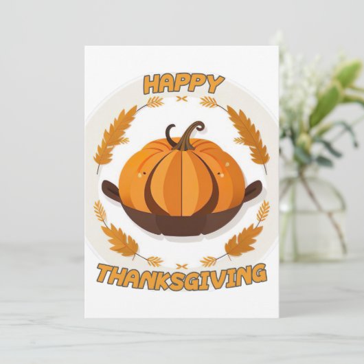 幸せな感謝 招待状 (スタンド正面)