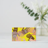 幸せな手の壁紙 名刺 (スタンド正面)