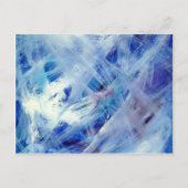 幸せな抽象的なアクリルアート絵画 ポストカード (正面)