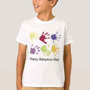 幸せな採用日はTシャツをからかいます Tシャツ
