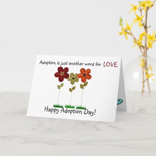 幸せな採用日 カード (黄色い花)