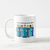 幸せな放射線学は週を看護します コーヒーマグカップ (左)