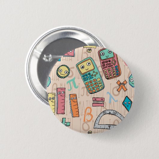 幸せな数学 缶バッジ (正面&裏面)