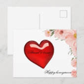 幸せな新婚旅行 ポストカード (正面/裏面)