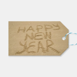 幸せな新年を迎える ギフトタグ