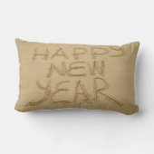 幸せな新年を迎える ランバークッション (裏面)