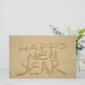 幸せな新年を迎える 便箋 (スタンド正面)