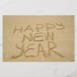 幸せな新年を迎える 便箋