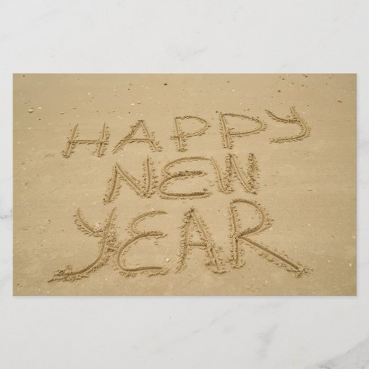 幸せな新年を迎える 便箋 (正面)