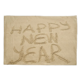 幸せな新年を迎える 枕カバー