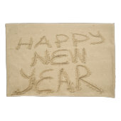 幸せな新年を迎える 枕カバー (正面)