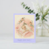 幸せな新生児! 案内ポストカード (スタンド正面)