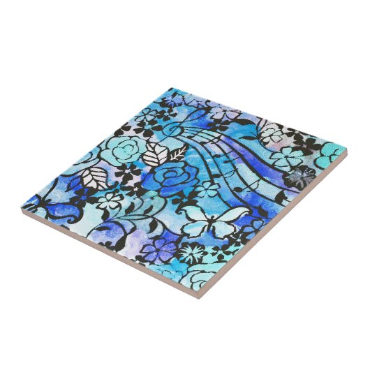 幸せな日がここにあるここでもセラミックタイル タイル (側面)