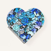 幸せな日が再びここにハートスパイラルノートブック ノートブック (正面)