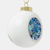 幸せな日が再びここに セラミックボールオーナメント (左)