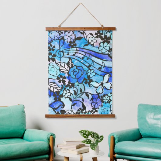 幸せな日が再びここに 吊り下げ型タペストリー (リビング)