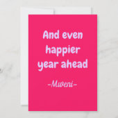 幸せな日と幸せな年 (裏面)
