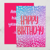 幸せな日と幸せな年 (正面/裏面)