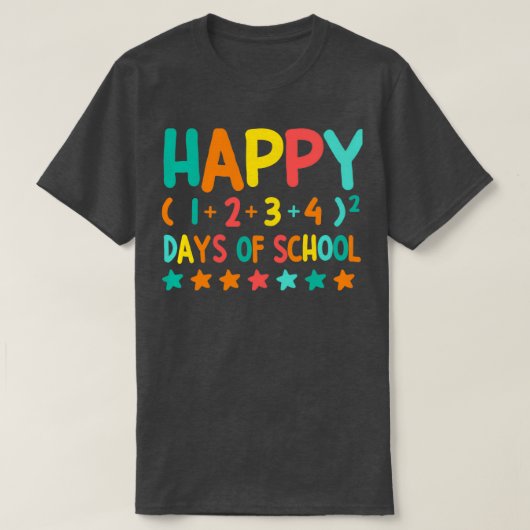 幸せな日の学校 Tシャツ (デザイン正面)