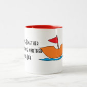 幸せな日の結婚したなマグ ツートーンマグカップ (中央)