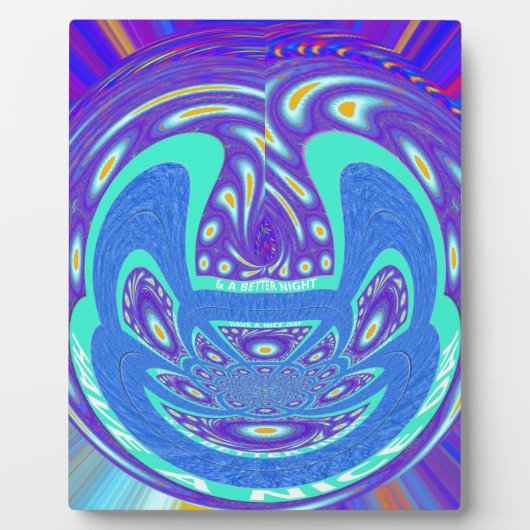 幸せな日を過ごす フォトプラーク (正面)