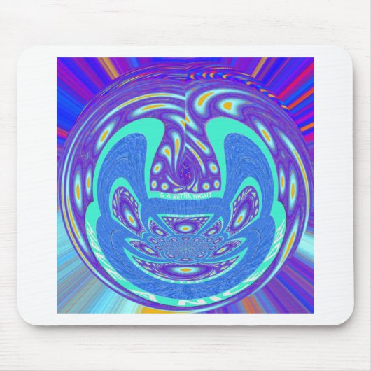 幸せな日を過ごす マウスパッド (正面)