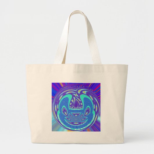 幸せな日を過ごす ラージトートバッグ (正面)