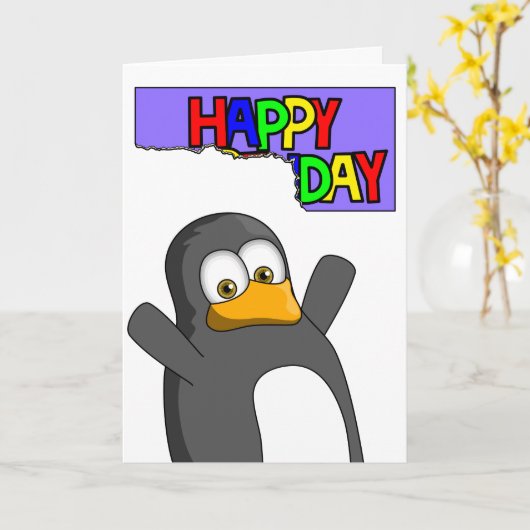 幸せな日カード カード (黄色い花)