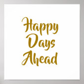 幸せな日先 ポスター (正面)