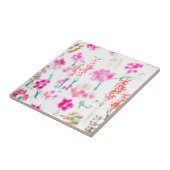 幸せな日光の花園によってはギフトが開花します タイル (側面)