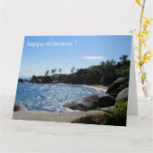 幸せな日差し カード (黄色い花)